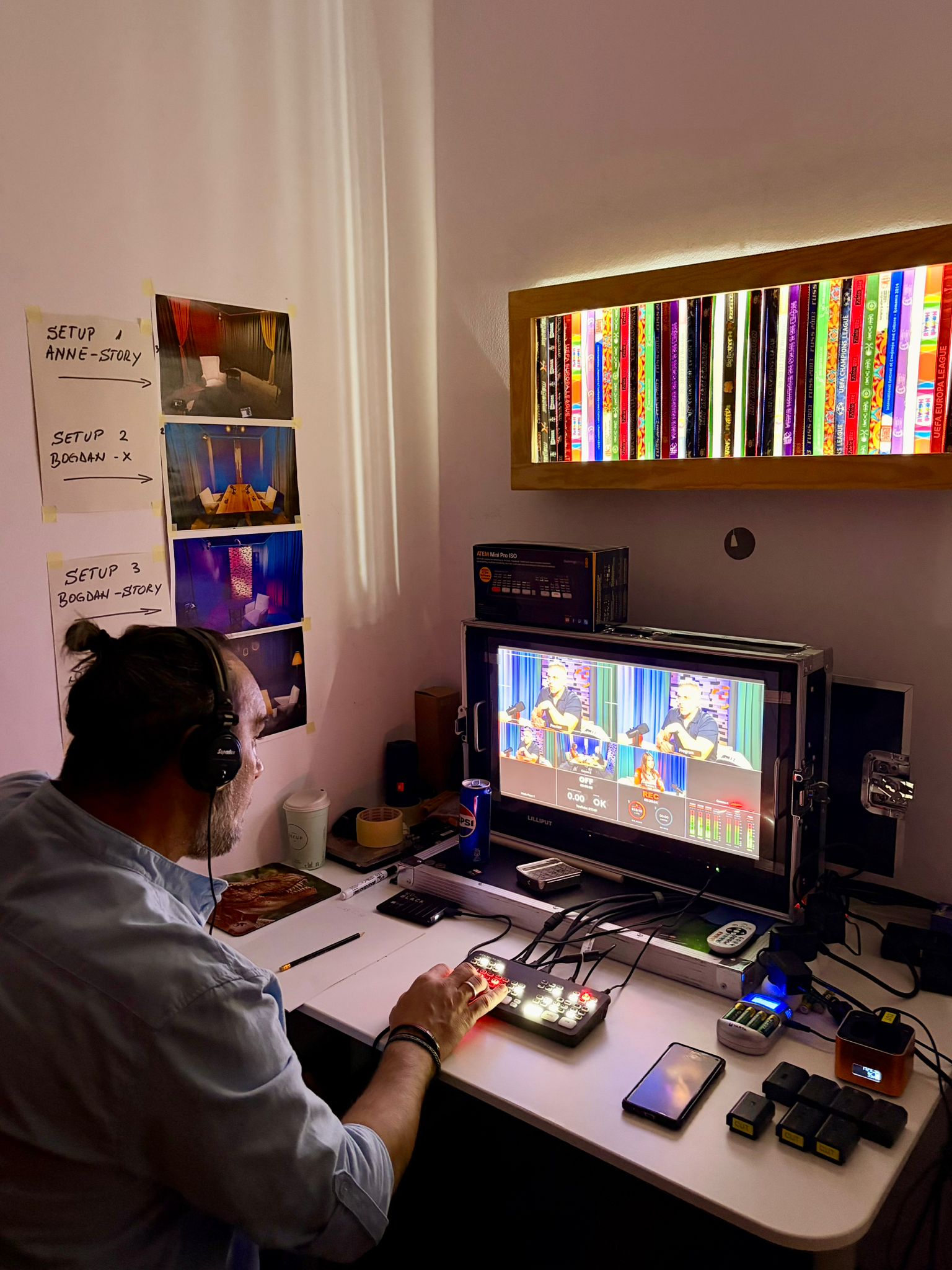 Producție video profesională în studio Brandskin